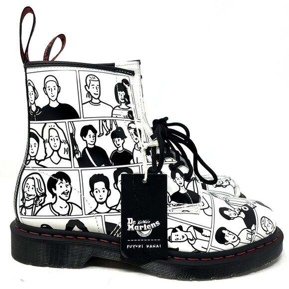 Dr. Martens Other - Doc DR. MARTENS 1460 For Pride Fuyuki Kanai Leather Boot Sz Mens 9 / Womens 10